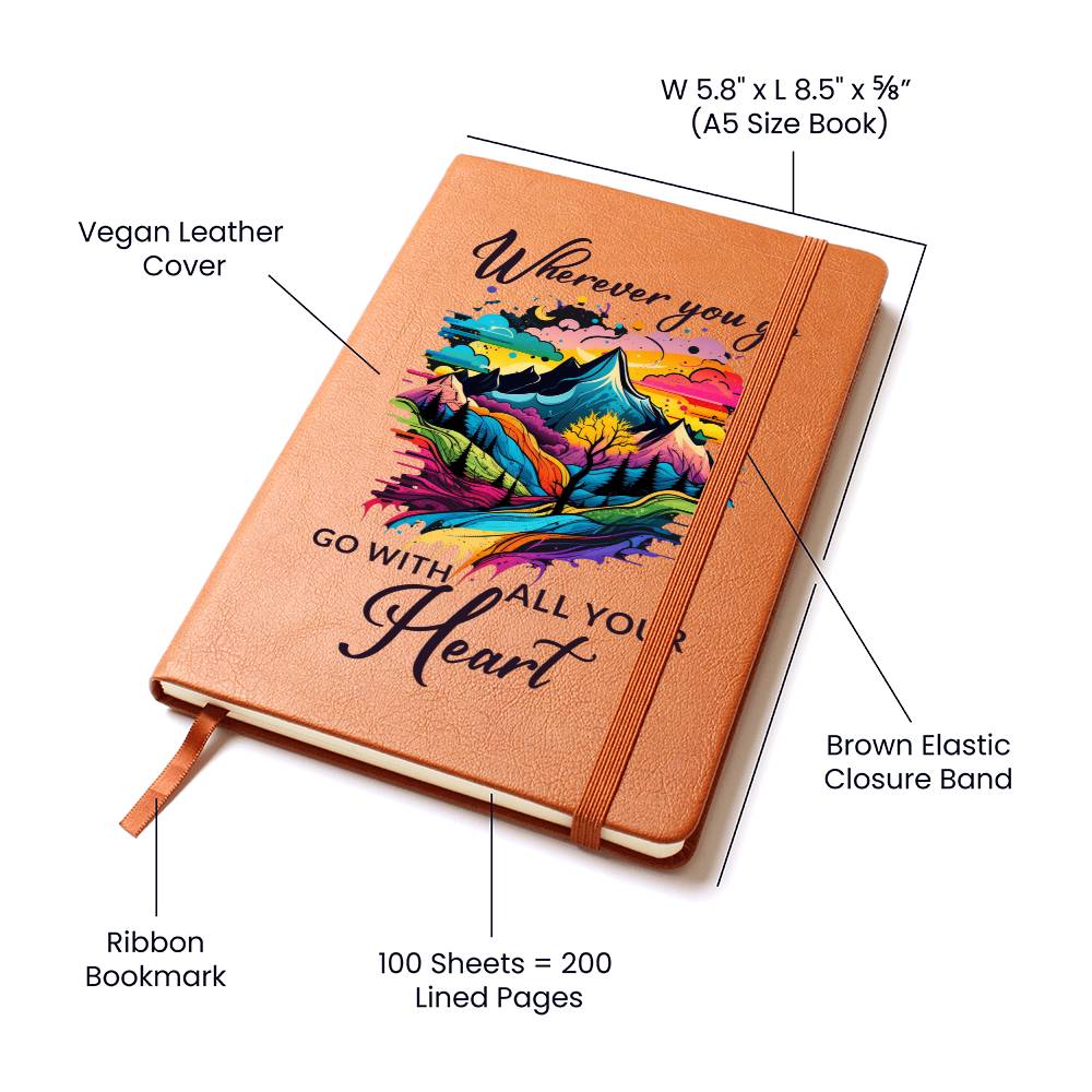 Wherever You Go, Go With All Your Heart - Graphic Journal