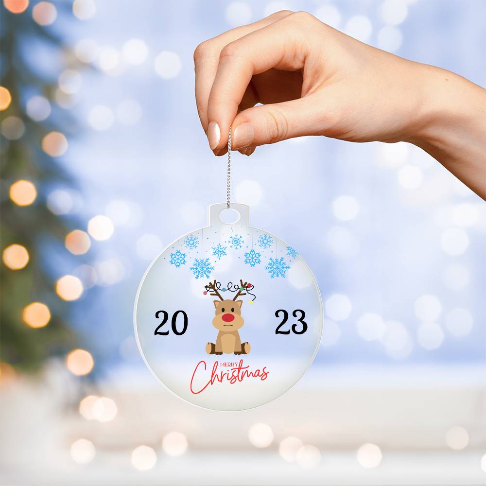 Merry Christmas 2023 - Acrylic Ornament