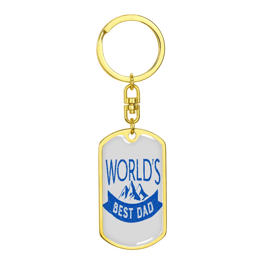 World's Best Dad Keychain - Gift For Father