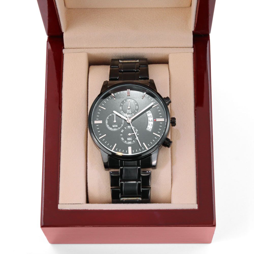 Customizable Engraved Watch - Gift For Father