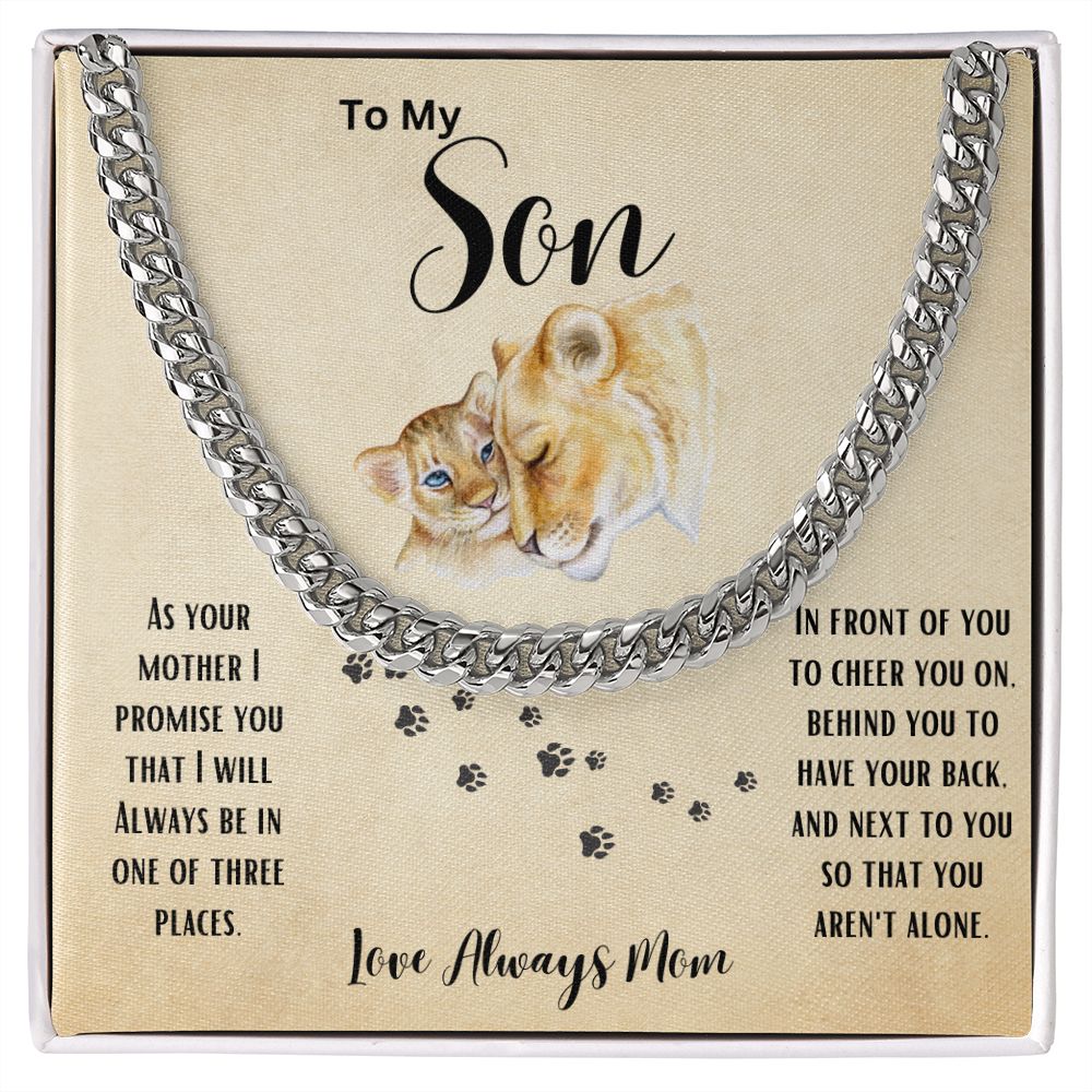 As Your Mother I Promise - Gift For Son
