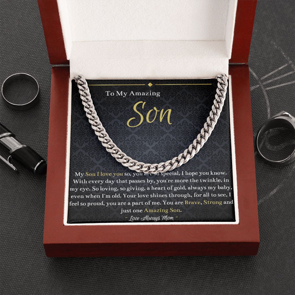 You Are Brave, Strong And Amazing Son - Gift For Son