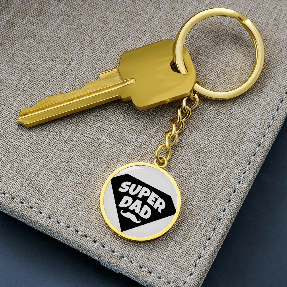Super Dad Keychain - Gift For Father