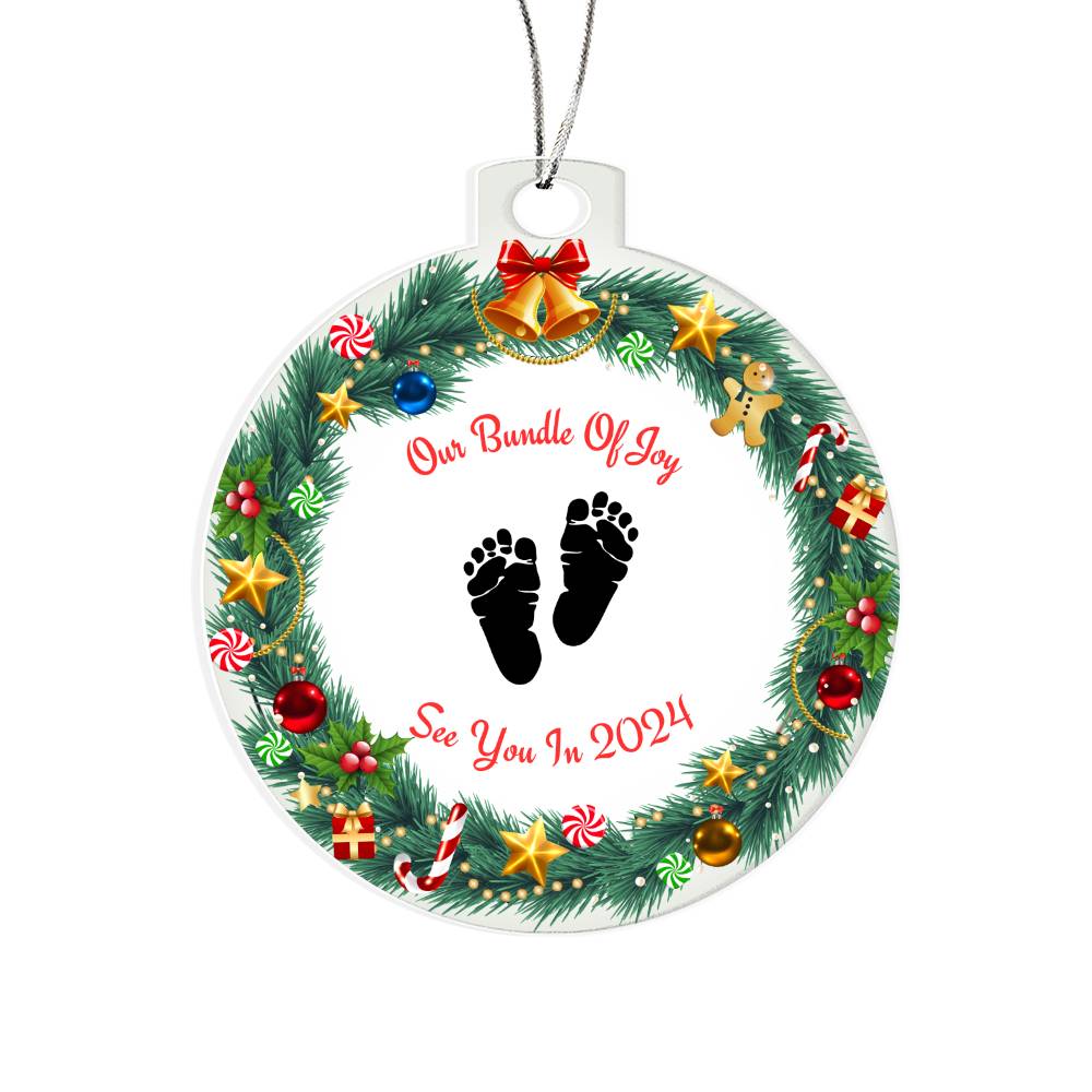 Our Bundle Of Joy - Acrylic Ornament