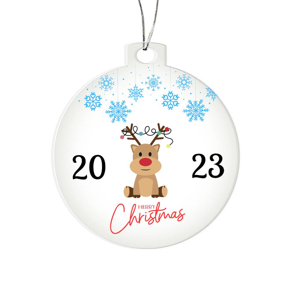 Merry Christmas 2023 - Acrylic Ornament