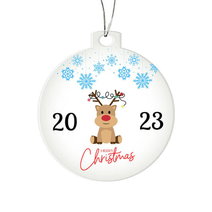 Merry Christmas 2023 - Acrylic Ornament
