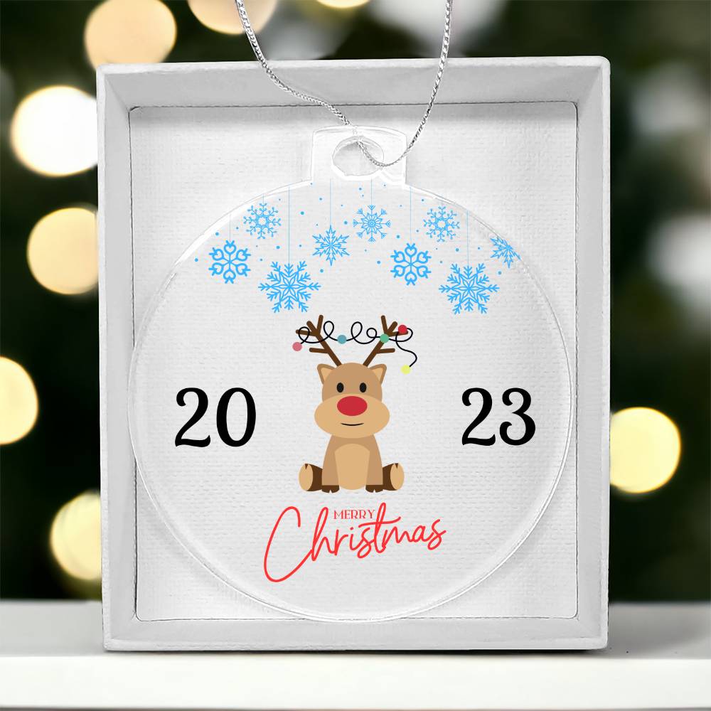 Merry Christmas 2023 - Acrylic Ornament