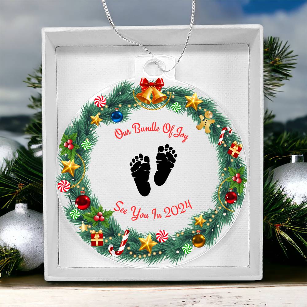 Our Bundle Of Joy - Acrylic Ornament