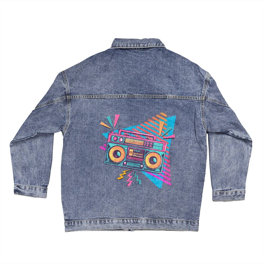 Boom Box Retro - Women's Denim Jacket