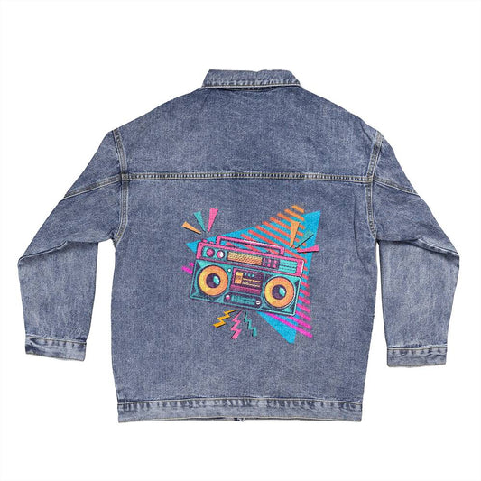 Boom Box Retro - Women's Denim Jacket