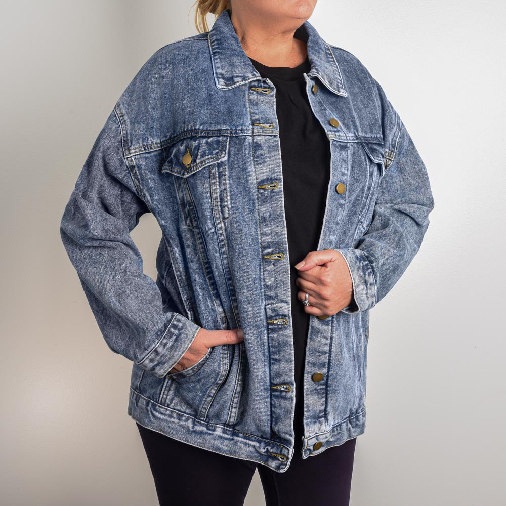 Boom Box Retro - Women's Denim Jacket