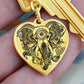 Elephant Graphic Heart Keychain - Gift For Daughter