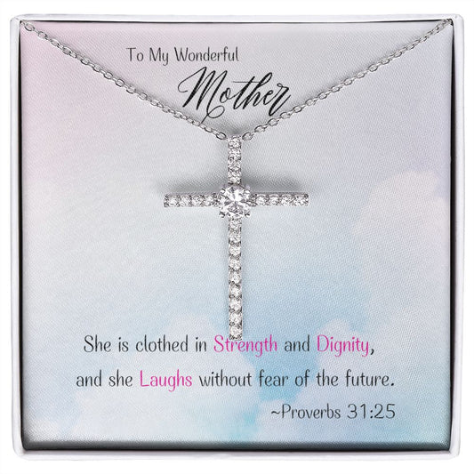 She Is Clothed In Strength - Gift For Mother