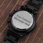 Customizable Engraved Watch - Gift For Son