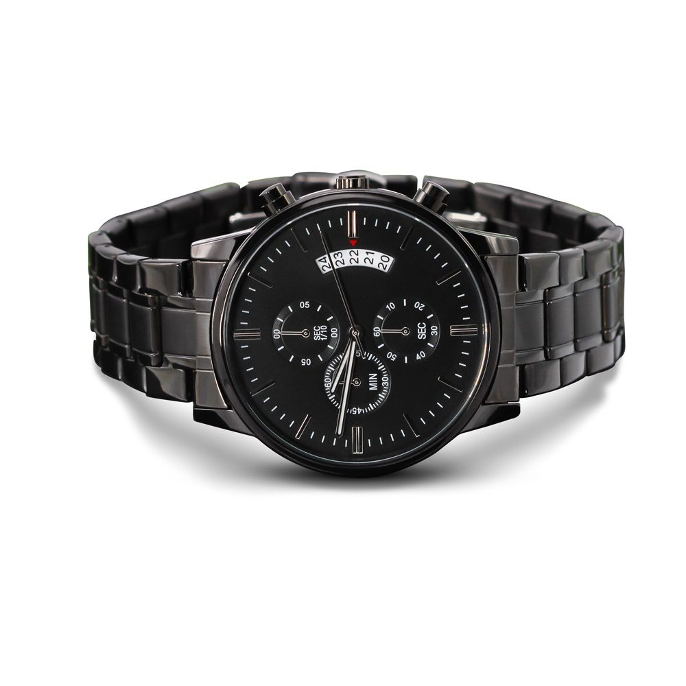 Customizable Engraved Watch - Gift For Son