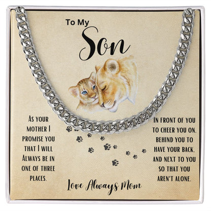 As Your Mother I Promise - Gift For Son