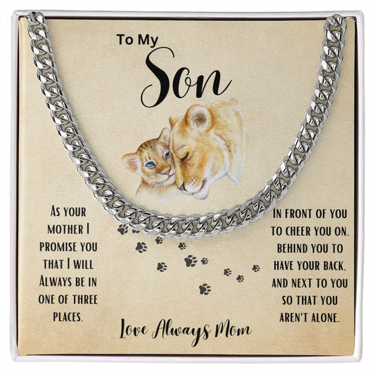 As Your Mother I Promise - Gift For Son