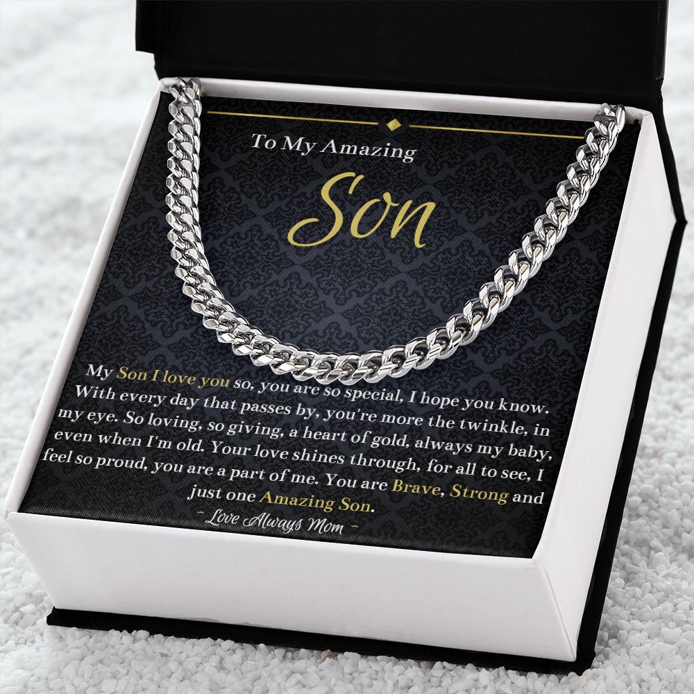 You Are Brave, Strong And Amazing Son - Gift For Son