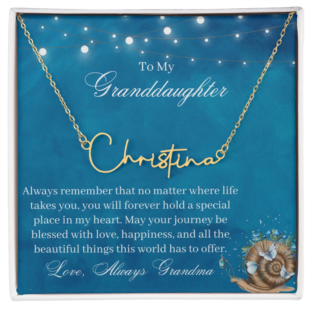 You Will Forever Hold A Special Place In My Heart - Gift For Granddaughter