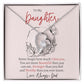 Never Forget How Much I Love You - Gift For Daughter
