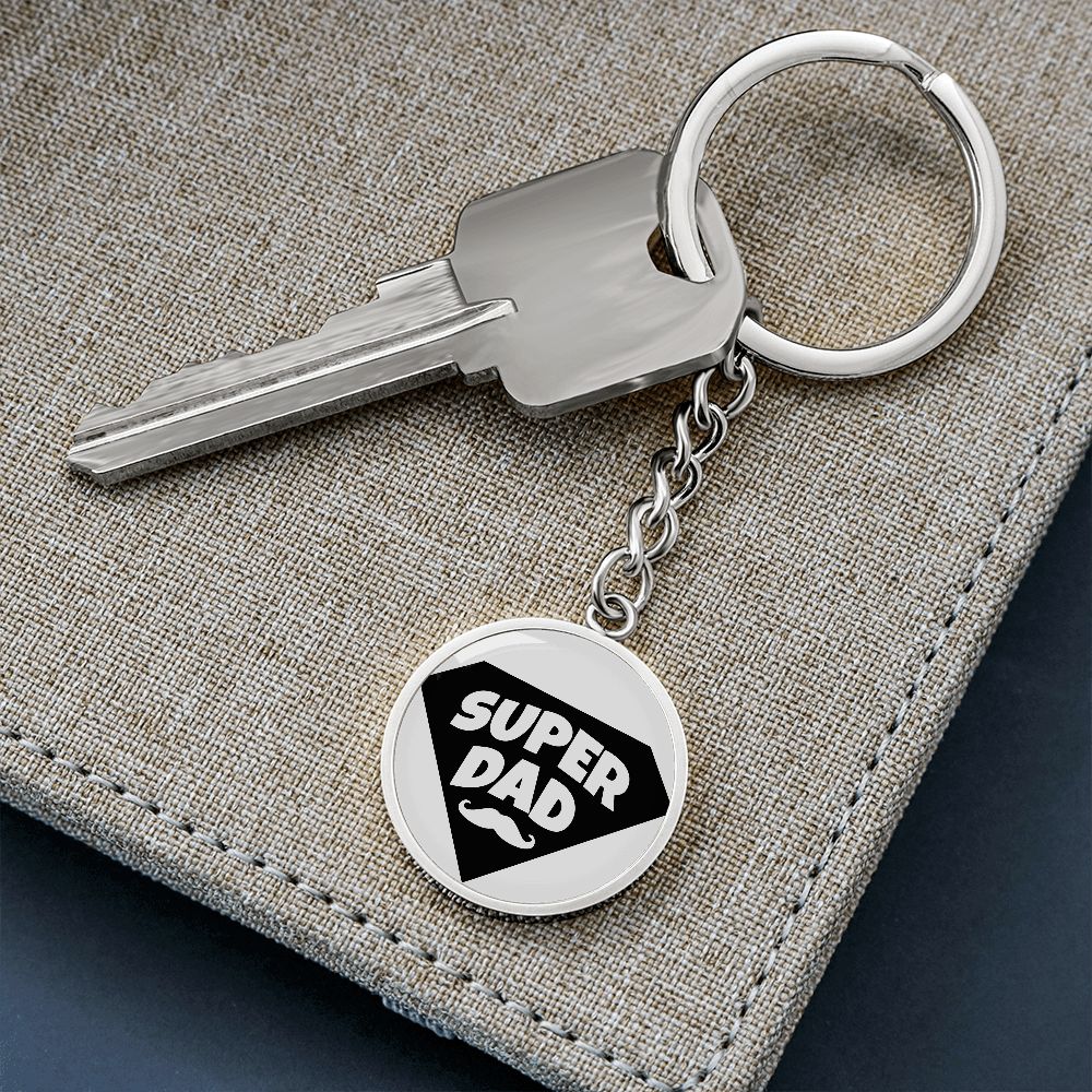 Super Dad Keychain - Gift For Father