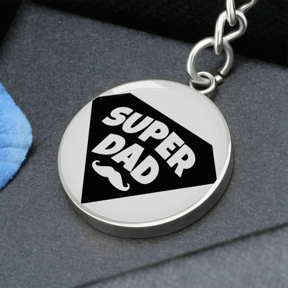 Super Dad Keychain - Gift For Father